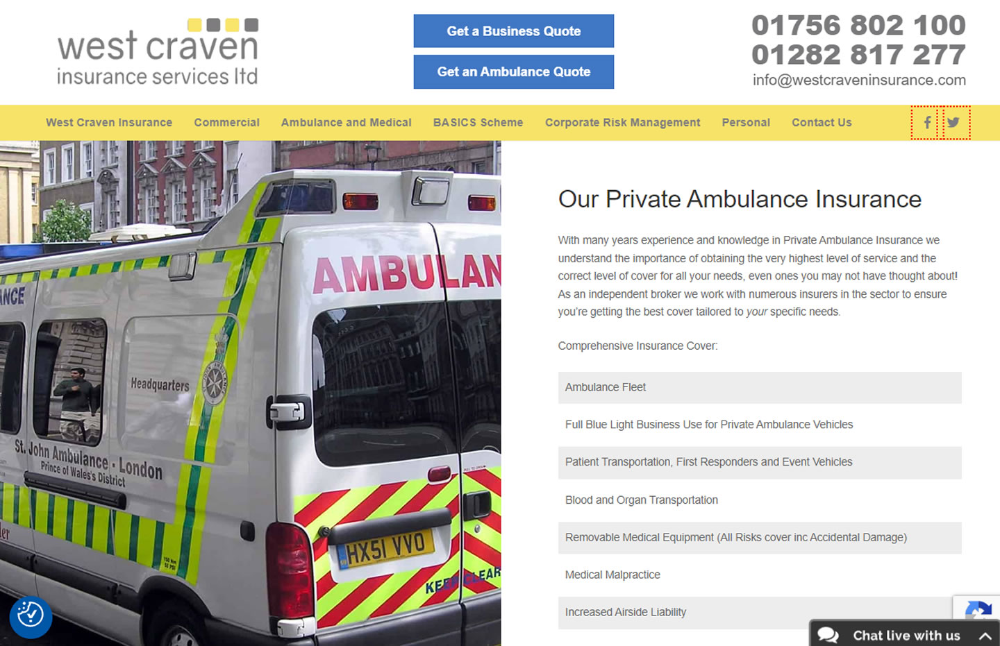 Private Ambulance Insurance