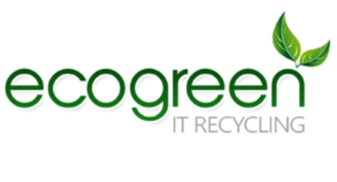 Eco green it recycling logo