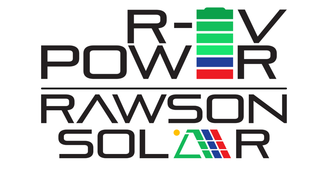 r-ev power and rawson solar logo